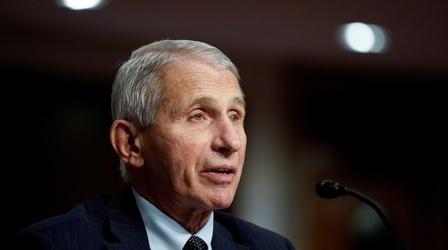 Video thumbnail: PBS NewsHour Dr. Fauci on the omicron variant, testing and travel
