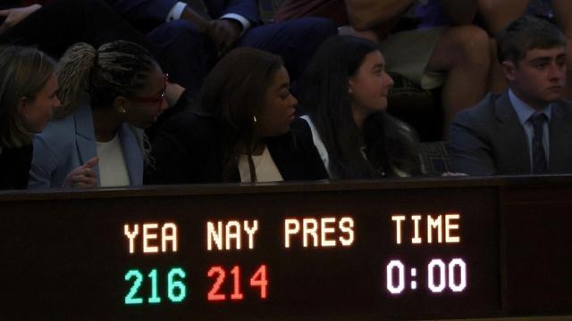 House GOP passes Trump's big tax bill by his July 4 deadline