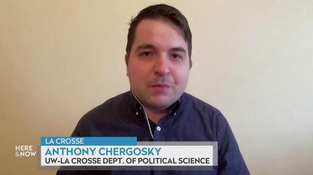 Video thumbnail: Here and Now Anthony Chergosky on Wisconsin Supreme Court Race Attack Ads