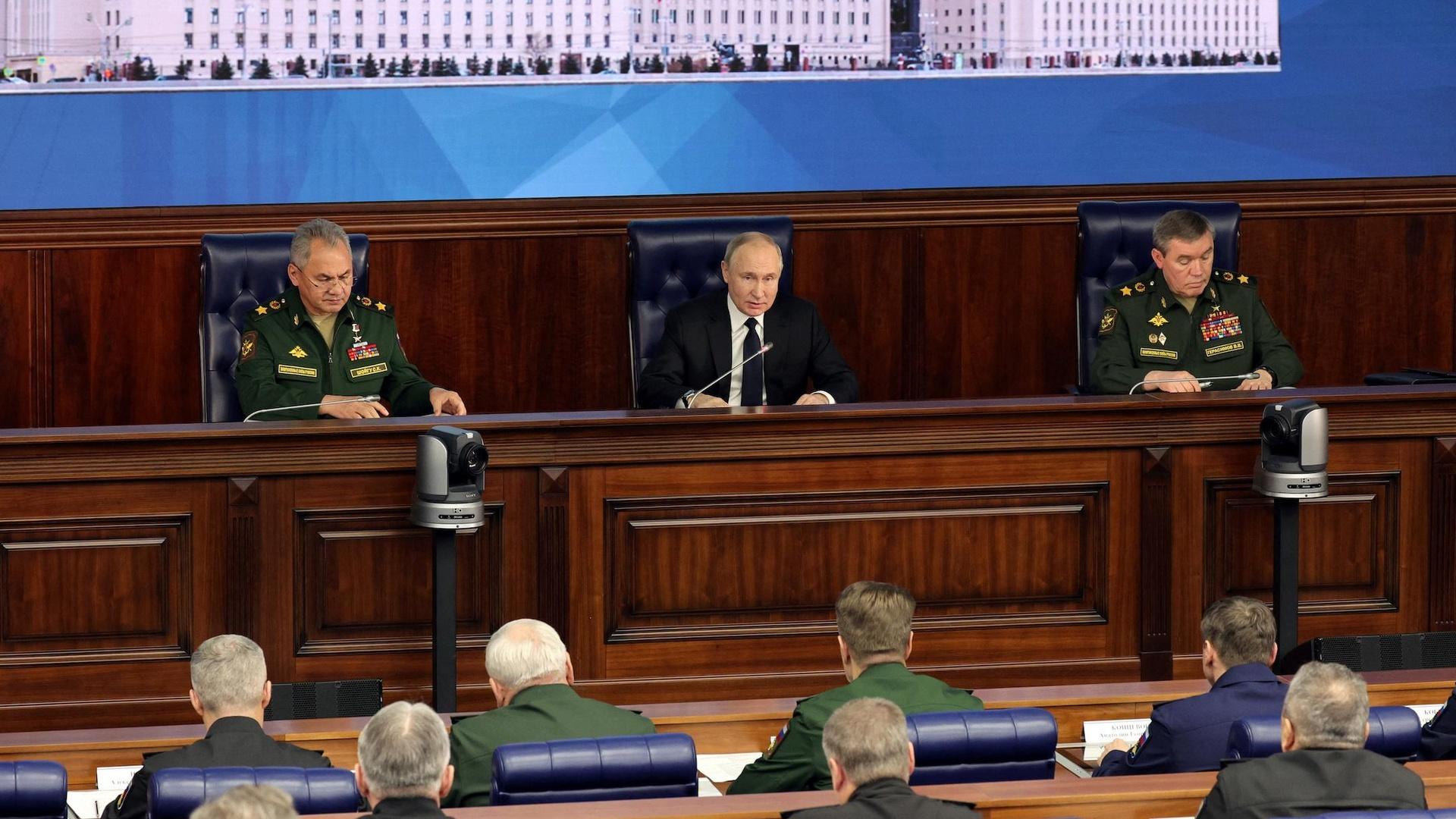 Putin pushes to rebuild Russia's military, continue invasion | PBS News ...