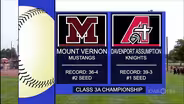Class 3A - Mount Vernon Mustangs vs. Davenport Assumption Knights