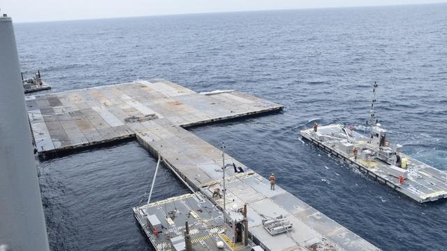News Wrap: U.S. military finishes work on Gaza floating pier