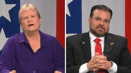 Video thumbnail: Debate Night District 6B: Sally Boos (DFL) & Rep. Josh Heintzeman (R)