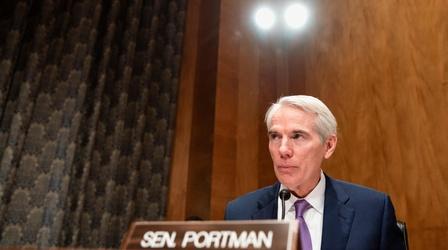 Video thumbnail: PBS NewsHour Sen. Portman on Cheney, infrastructure and taxing the rich