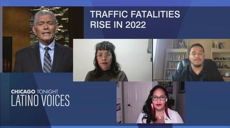 Video thumbnail: Chicago Tonight: Latino Voices Making Chicago Roads Safer as Deaths Rise