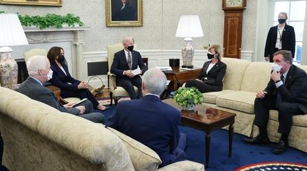 Video thumbnail: PBS NewsHour House nears vote on Biden's $1.9 trillion relief plan