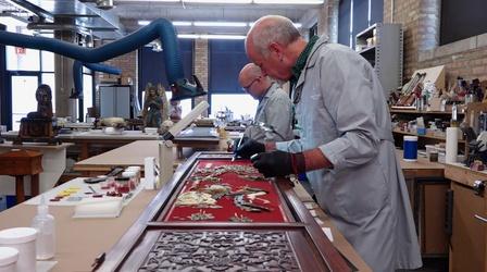 Video thumbnail: Chicago Tonight Restoring Artwork, Treasures at a Chicago Conservation Lab