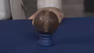 Appraisal: Lemon Peel Baseball, ca. 1870