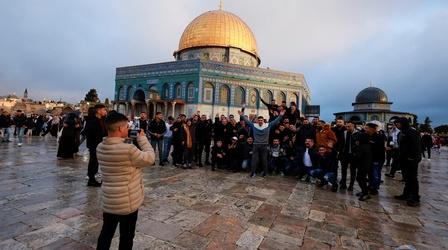 Video thumbnail: PBS NewsHour How Muslims in Jerusalem observed holidays amid war in Gaza