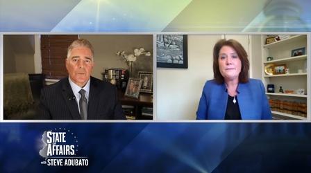 Video thumbnail: State of Affairs with Steve Adubato Asw. Holly Schepisi on Mail-in Voting and Millionaires Tax