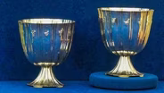Appraisal: Josef Hoffmann Silver Cups, ca. 1910