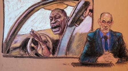 Video thumbnail: PBS NewsHour Derek Chauvin refuses to testify as murder trial winds down