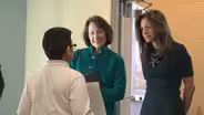 First lady visits elementary school in honor of Earth Week