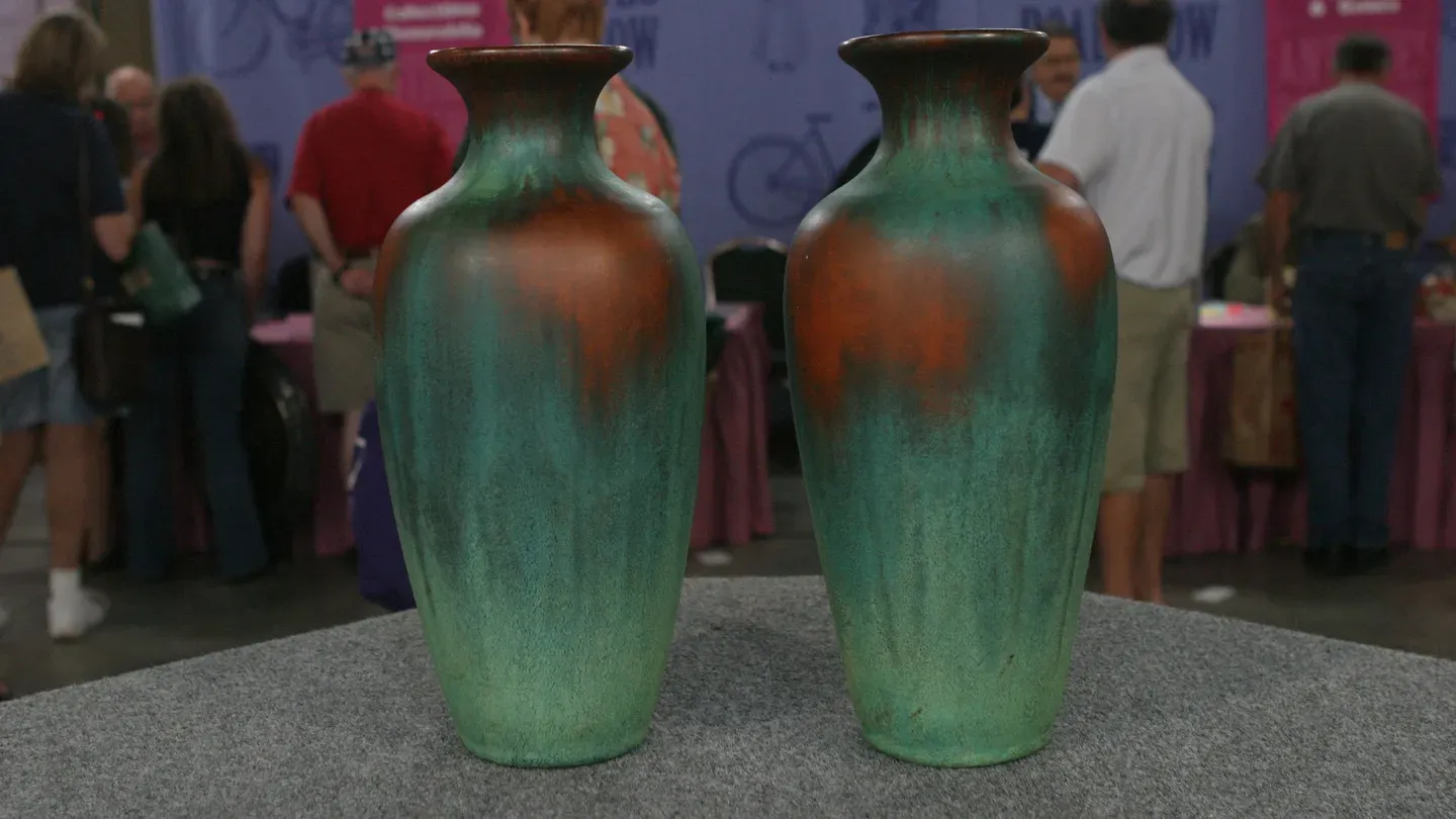 Appraisal: Charles Clewell Vases, ca. 1925