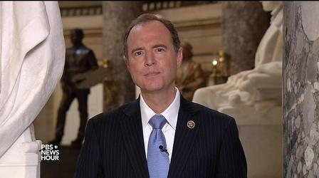 Video thumbnail: PBS NewsHour Rep. Schiff on Sessions’ refusal to answer Senate questions