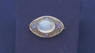 Appraisal: Louis C. Tiffany Moonstone & Sapphire Brooch