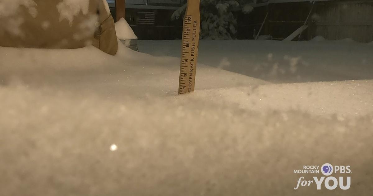 Colorado Voices | overnight snow accumulation time lapse | PBS