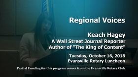 Video thumbnail: Evansville Rotary Club Regional Voices: Keach Hagey, Wall Street Journal Reporter