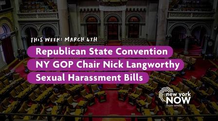 Video thumbnail: New York NOW Republican Convention, Nick Langworhty, Harassment Bills