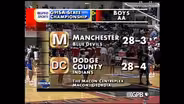 GHSA 2A Boys Final: Manchester vs. Dodge County