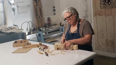 Artist Alison Saar on whittling