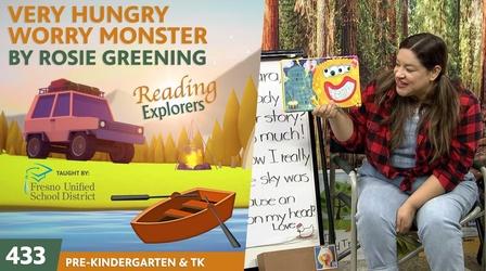 Video thumbnail: Reading Explorers PK-TK-433: Very Hungry Worry Monster by Rosie Greening