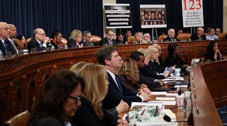 Video thumbnail: PBS NewsHour House set for historic floor vote on impeachment