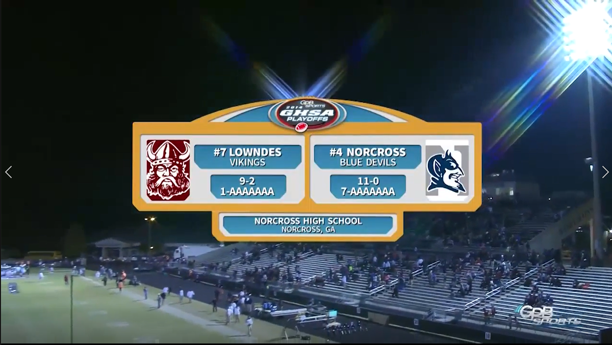 Football Fridays in Georgia  GHSA Playoff Round 2: Lowndes vs