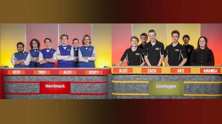 Video thumbnail: Granite State Challenge Semifinal Match 1 - Merrimack High Vs. Souhegan High