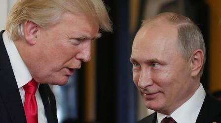 Video thumbnail: PBS NewsHour Trump call to Putin draws condemnation