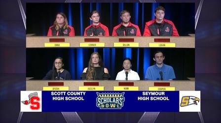 Video thumbnail: Scholars' Bowl Scott County vs Seymour