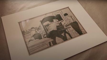 Video thumbnail: Craft in America Gustave Baumann's Printing the Democrat woodblock print