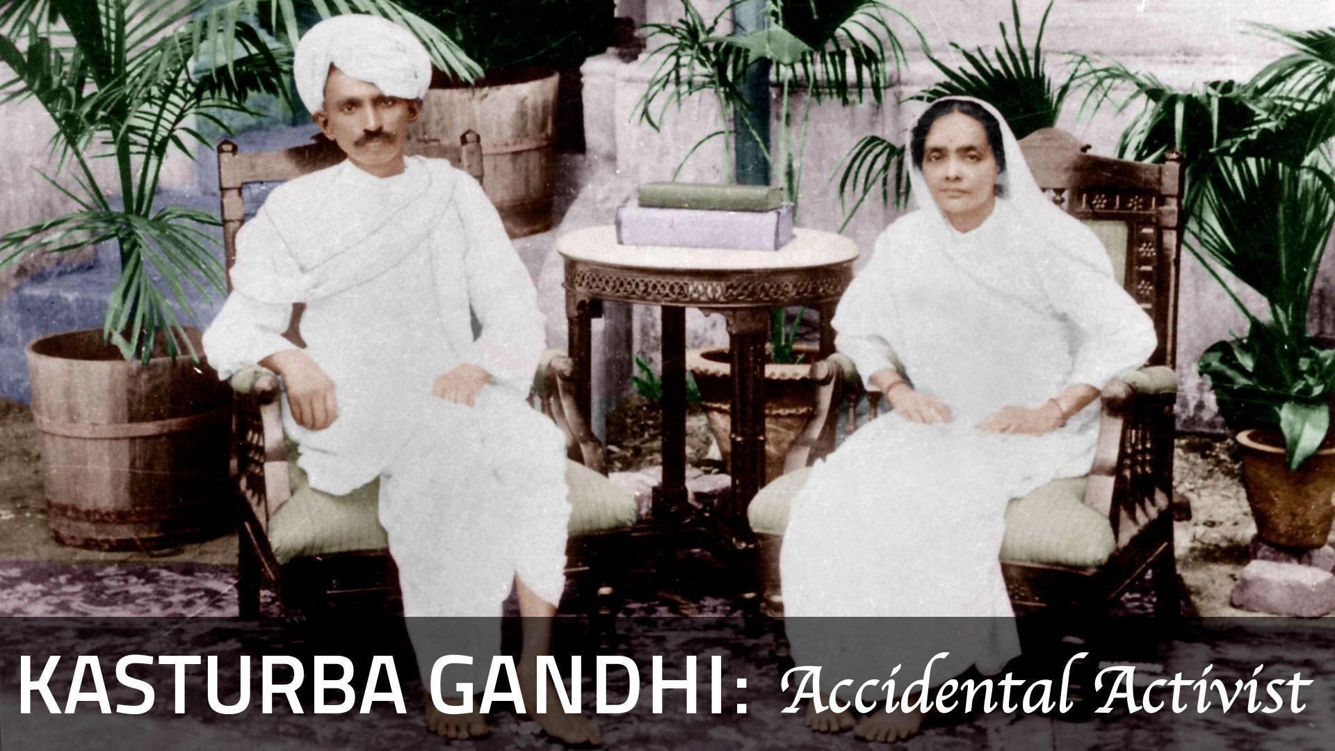 kasturba gandhi and mahatma gandhi