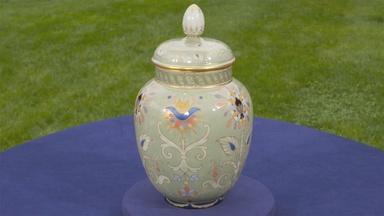 Appraisal: KPM Porcelain Jar with Cover, ca. 1890