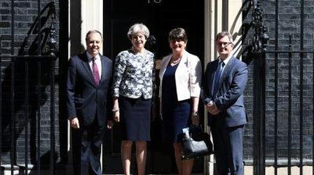 Video thumbnail: PBS NewsHour News Wrap: U.K.’s Theresa May strikes deal to bolster party