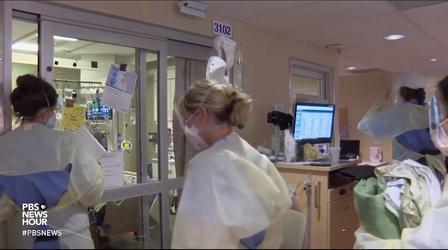 Video thumbnail: PBS NewsHour Overrun Idaho hospitals fear a COVID peak may be weeks away