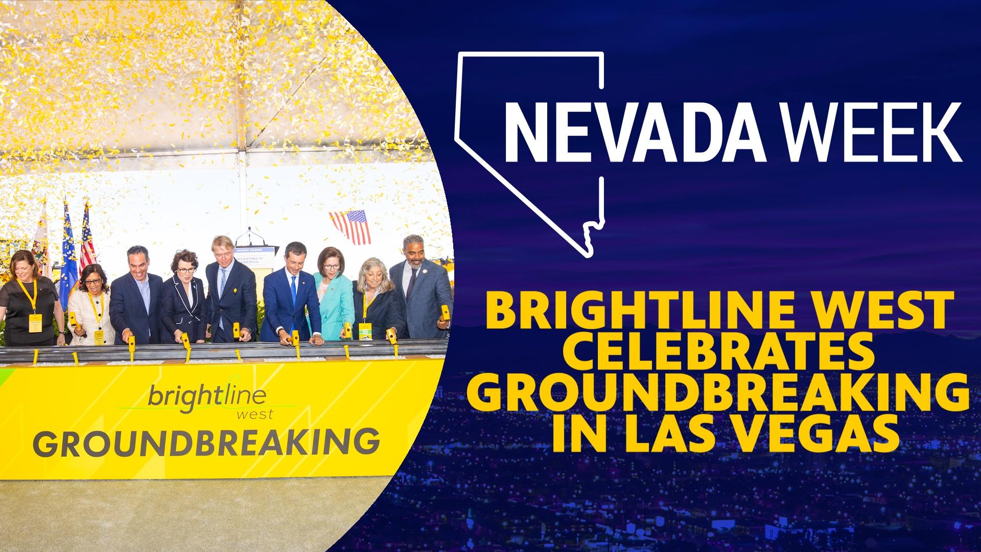 Brightline West celebrates groundbreaking in Las Vegas