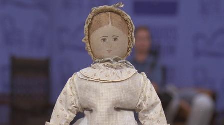 Video thumbnail: Antiques Roadshow Appraisal: Polly Heckewleder Rag Doll, ca. 1872