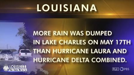 Video thumbnail: Louisiana: The State We're In Flooding, Old State Capitol, Vaccination Rates, Young Hero