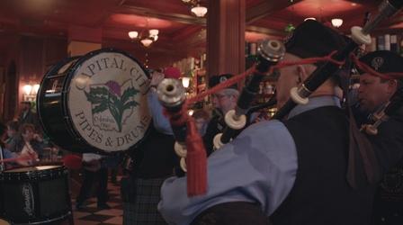 Video thumbnail: Broad and High Capital City Pipes & Drums, St. Joseph Cathedral