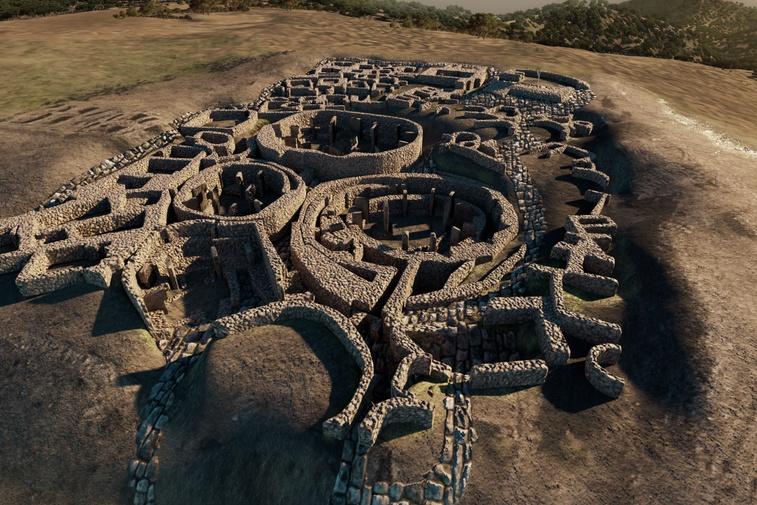 Stone Age Temple Mystery Poster