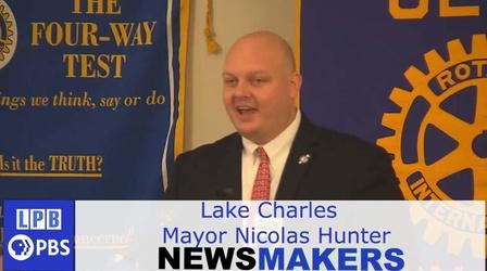 Video thumbnail: Newsmakers Lake Charles | Mayor Nicolas Hunter | 10/21/2021