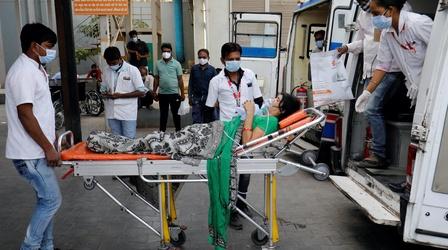 Video thumbnail: PBS NewsHour News Wrap: India sets grim new records for COVID deaths