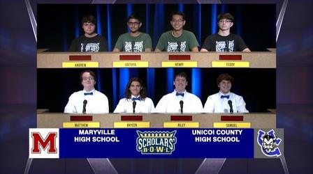 Video thumbnail: Scholars' Bowl Maryville vs Unicoi County