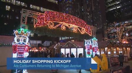 Video thumbnail: Chicago Tonight Downtown Retailers Look Toward Holiday Shopping Season