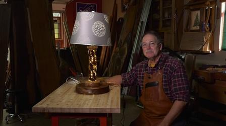 Video thumbnail: American Woodshop Resin and Woodturned Table Lamp