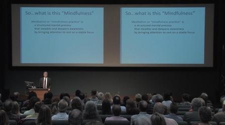Video thumbnail: WVIA Special Presentations Michael Baime, MD - Mindfullness for Life