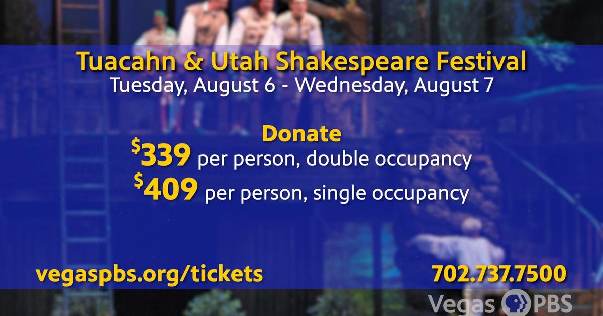 Vegas PBS | Vegas PBS ticket offer - Tuacahn and Utah Shakespeare ...