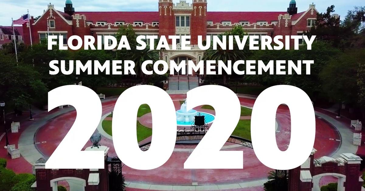 FSU Commencement FSU Summer Commencement 2020 WFSU