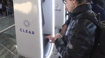 Video thumbnail: NJTV News CLEAR biometric security screening debuts at Newark Airport